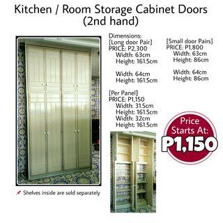 🔥Kitchen / Room Storage Cabinet Doors (2nd hand)🔥