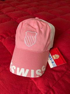 全新附吊牌KSWISS粉紅白色棒球帽 S/M