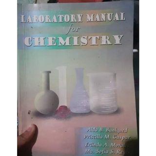 LABORATORY MANUAL CHEMISTRY BOOK