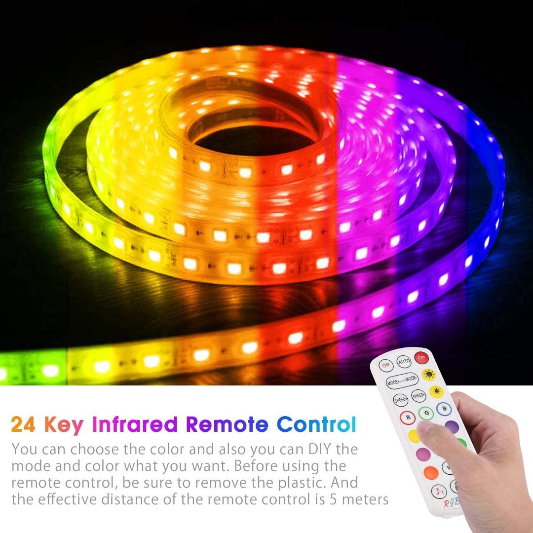LED Strip Lights with Remote 32.8ft, VITCOCO Bluetooth Color Changing