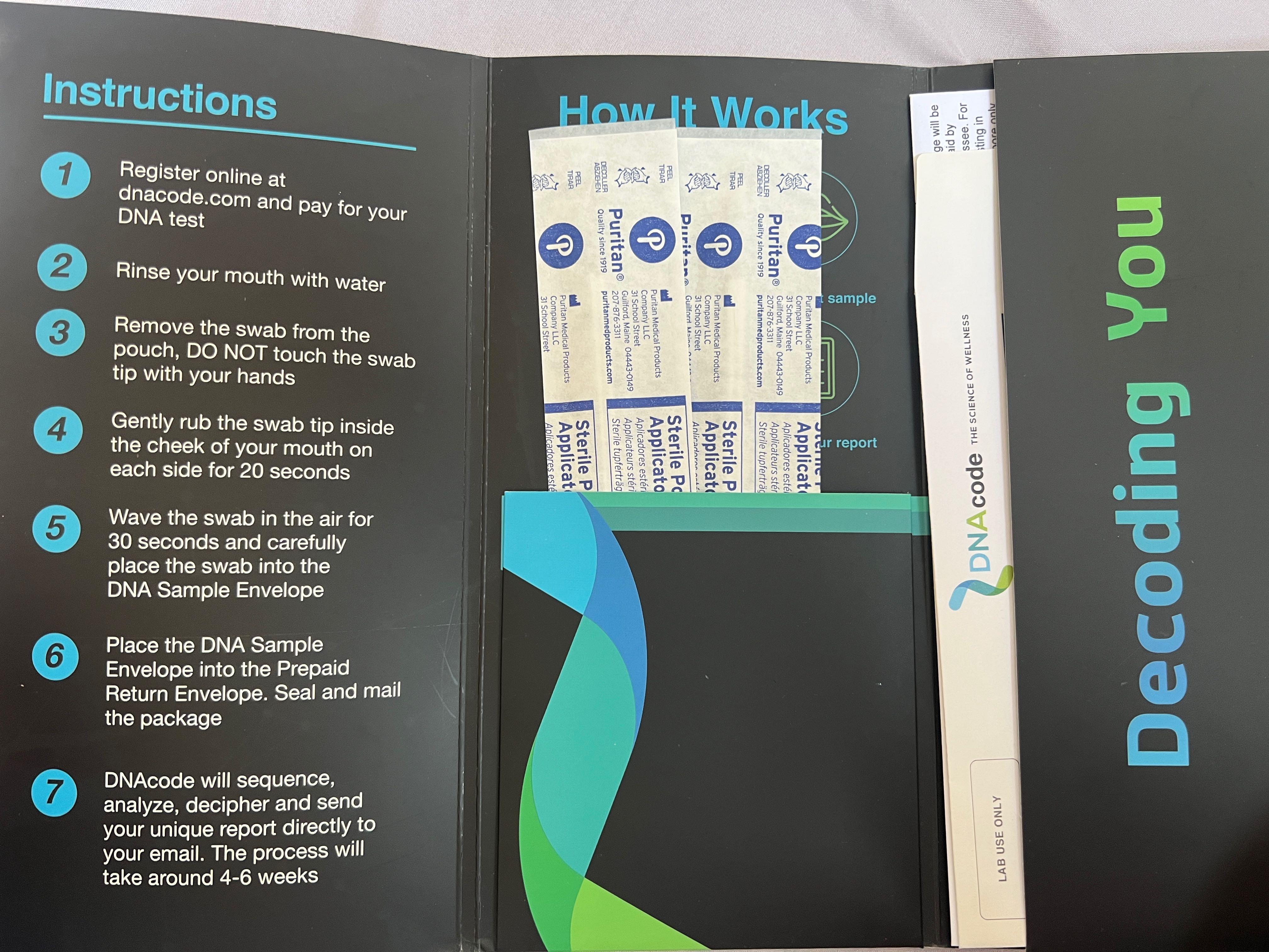 Life Style Dna Lifestyle DNA testing kit, Health & Nutrition, Health Monitors ...