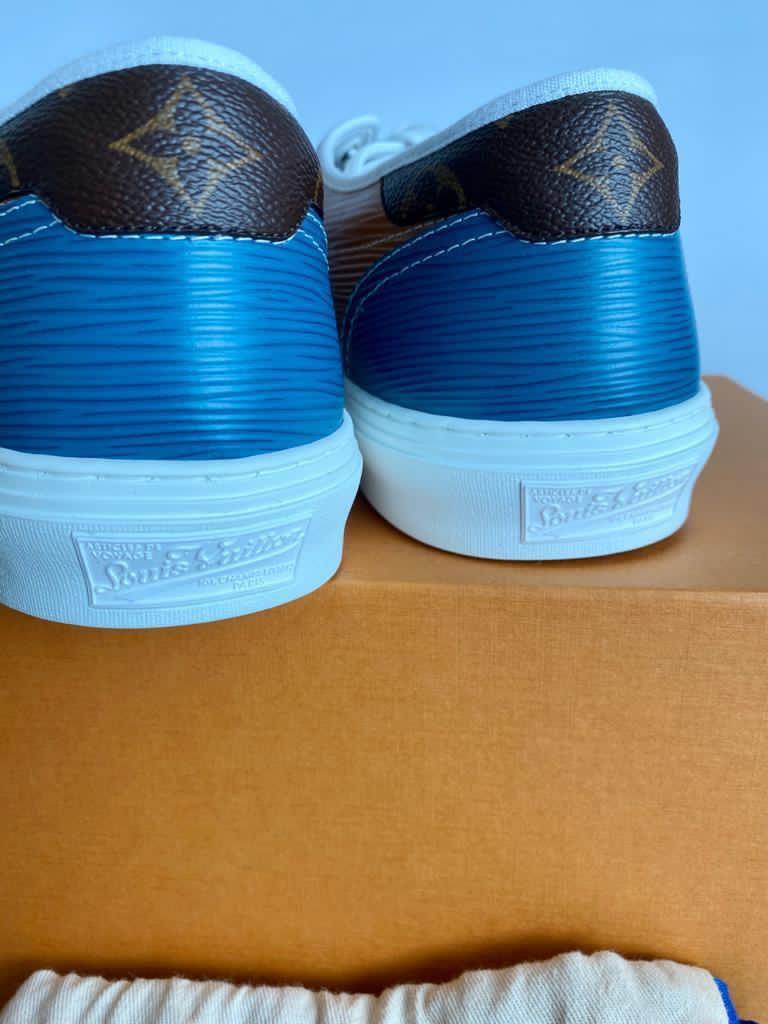Louis Vuitton Epi Trocadero Richelieu Sneakers - Blue Sneakers