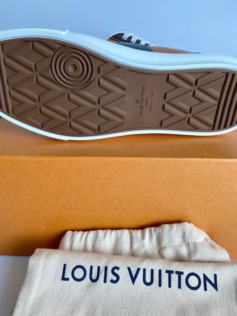 Louis Vuitton Men's Trocadero Richelieu Sneakers Epi Leather