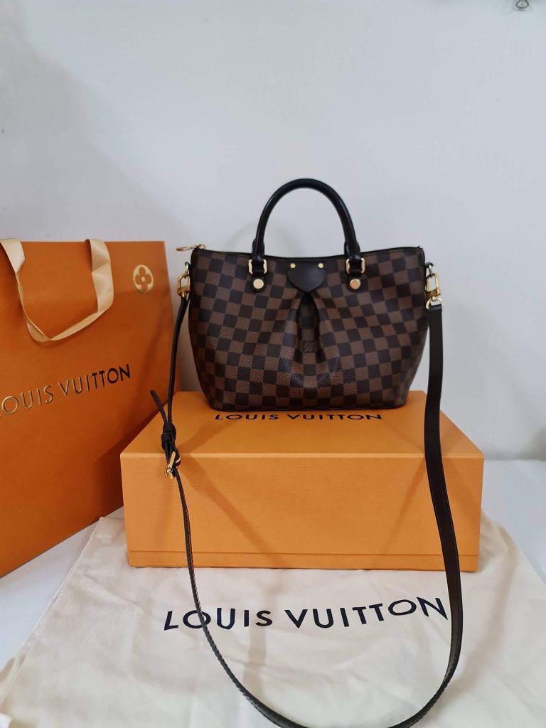 Louis Vuitton Damier Ebene Sienna PM N41545 Brown Cloth ref.997403 - Joli  Closet