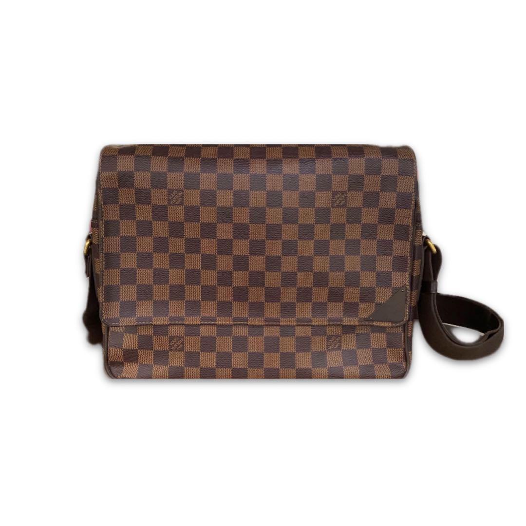 100% Authentic Louis Vuitton Shelton Damier Ebene Crossbody Bag