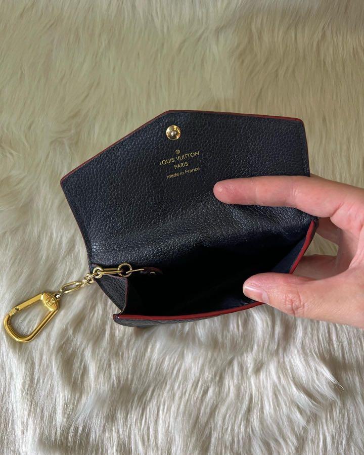 Louis Vuitton Key Pouch, Empreinte Marine Rouge, Preowned in Box WA001