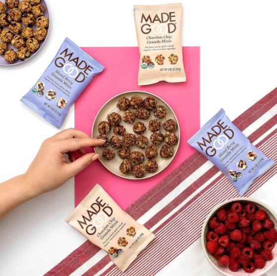 減!減!減!MadeGood Granola Minis Chocolate Chip Pouches 有機迷你朱古力穀麥波波0.85oz/24g  687456221045, 嘢食& 嘢飲, 包裝食物&即食食物- Carousell