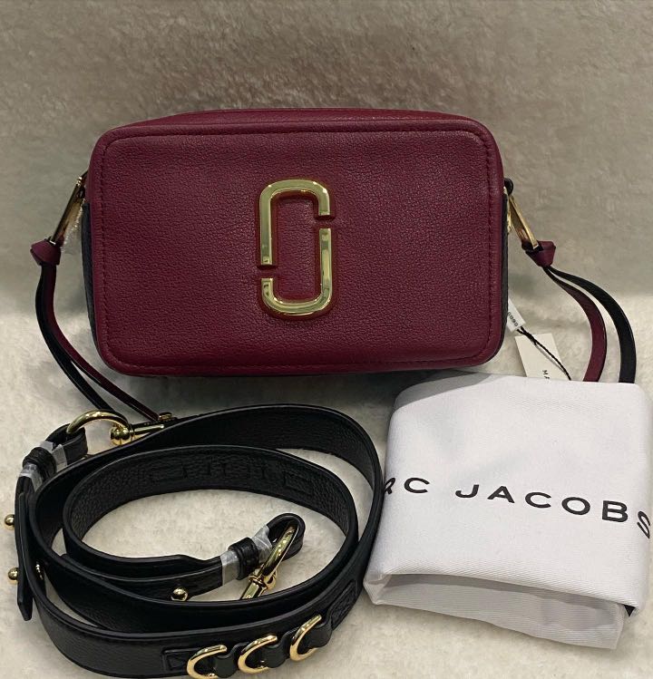 Marc Jacobs The Softshot 21 Suede Crossbody Bag in Brown