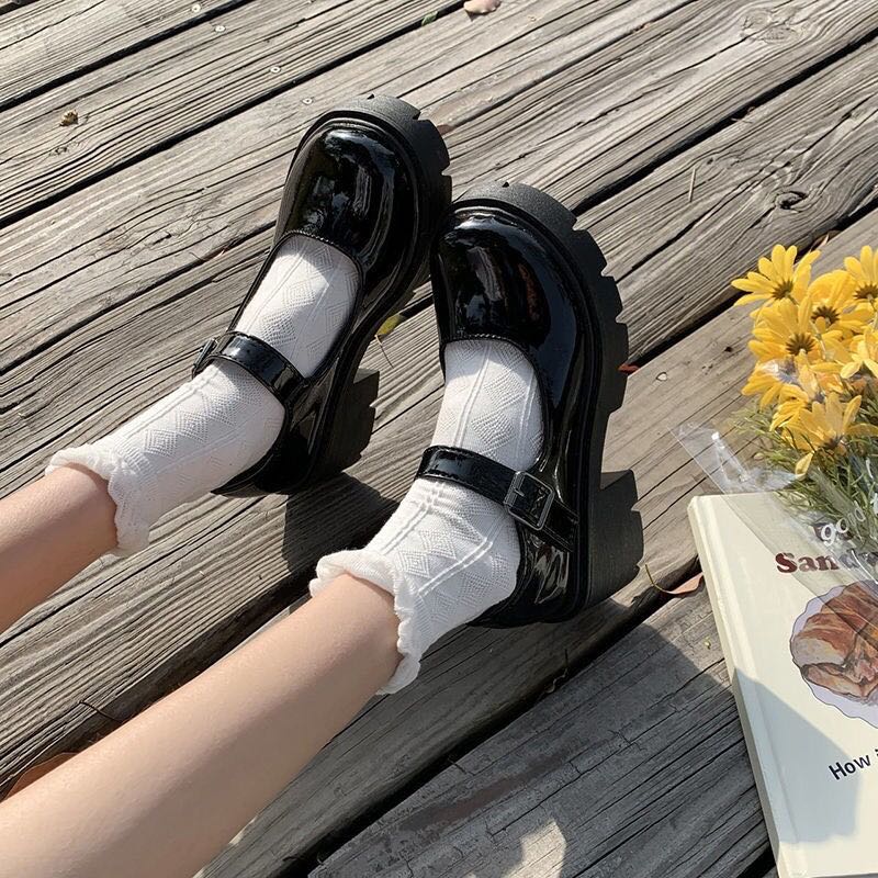 MARY JANE KOREAN STYLE SHOES Women s Fashion Footwear Boots on