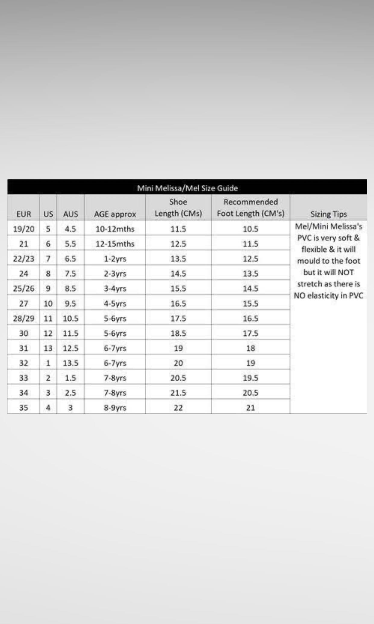 Mini Melissa Size Chart JORDAN HYDRIP LITTLE KIDS' SANDALS DUSTY