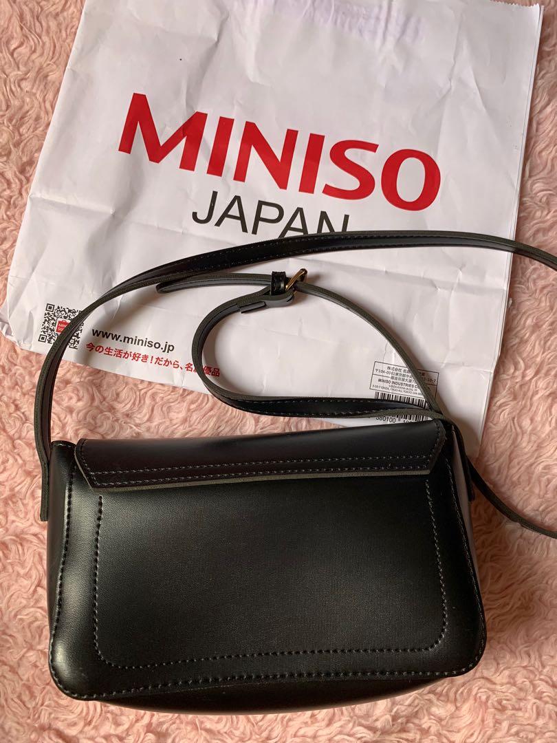 Miniso black cross body bag, Women's Fashion, Bags & Wallets, Cross