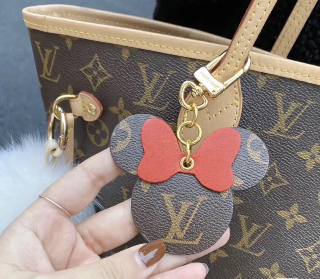 LV Louis Vuitton Mickey Minnie Keychain / Bag Charm, Women's Fashion,  Watches & Accessories, Other Accessories on Carousell