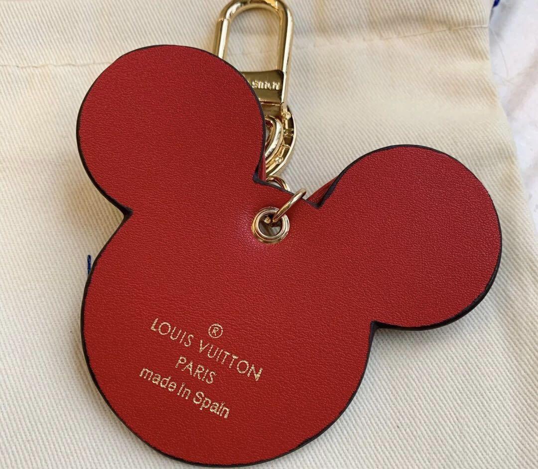 Upcycled Minnie Mouse Louis Vuitton Key Chain