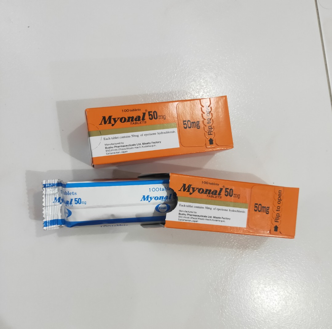 Myonal Tablets 50mg [1 box $60], Health & Nutrition, Medical Supplies ...