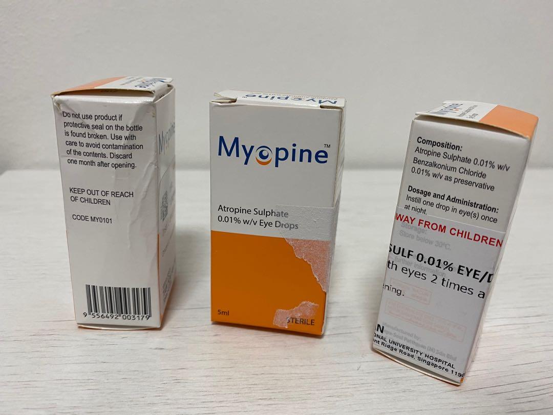 Myopine atropine 0 01 eye drops for myopia beauty personal care