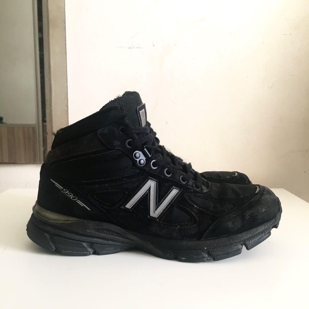 New Balance 990 V4 Mid Black Men s Fashion Footwear Sneakers on