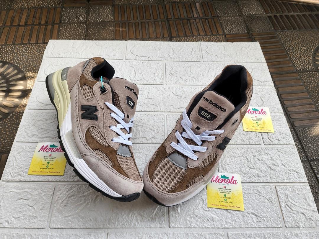 New Balance 992 X Jjjjound Grey, Fesyen 