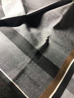 New Pierre Cardin Grey 16” Handkerchief