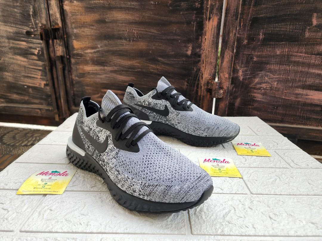 Nike epic hotsell react flyknit oreo
