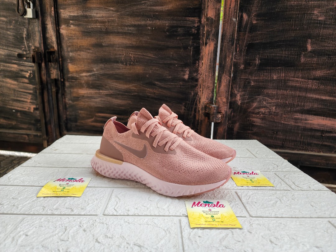 pearl pink nike epic react