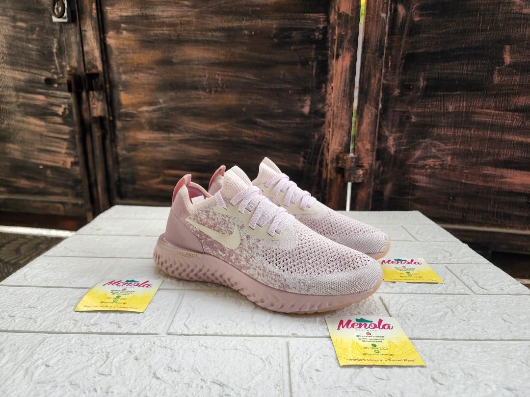 Nike epic react flyknit pink pearl best sale