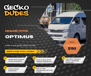 Optimus- Hiace/Vito Mobile Detailing