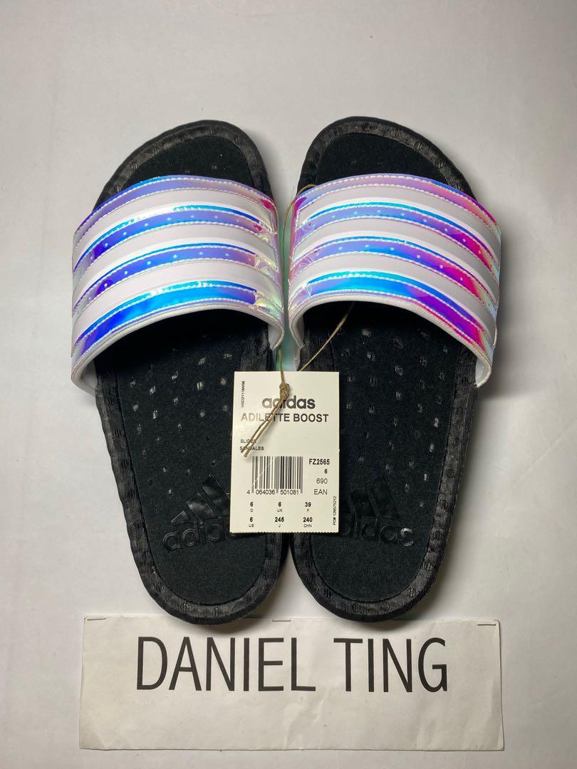 ORI Adidas Adilette Boost Slide UK6, Men's Fashion, Footwear, Flipflops and  Slides on Carousell
