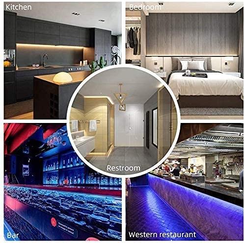 OUSFOT Led Strip Lights Kit 5050 RGB Color Changing 16.4 Feet Flexible Led Light Strip SMD with 44 Keys Remote Control Rope Light for Bedroom Kitchen