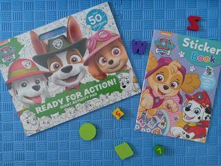Paw Patrol Collection # 3 Giant Activity and Sticker Book set of 2