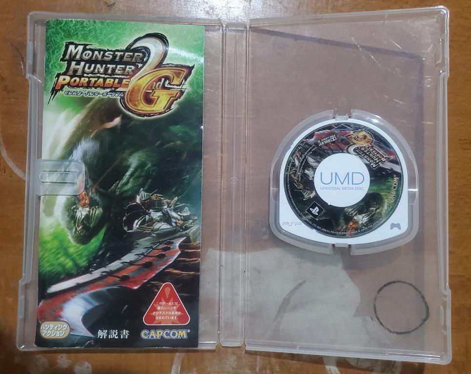 (psp game)Monster Hunter Portable 2nd G (Category: PlayStation) located in Caloocan City. Submitted by anthonyhearts24 (Listing ID 1156209223, Image 2). Description: Psp game monster hunter portable 2nd G Good condition Umd game for psp 1000/2000/3000 Japanese version case game manual Meetup: Sm grandcentral or deliver(lalamove) pm if interested thx.