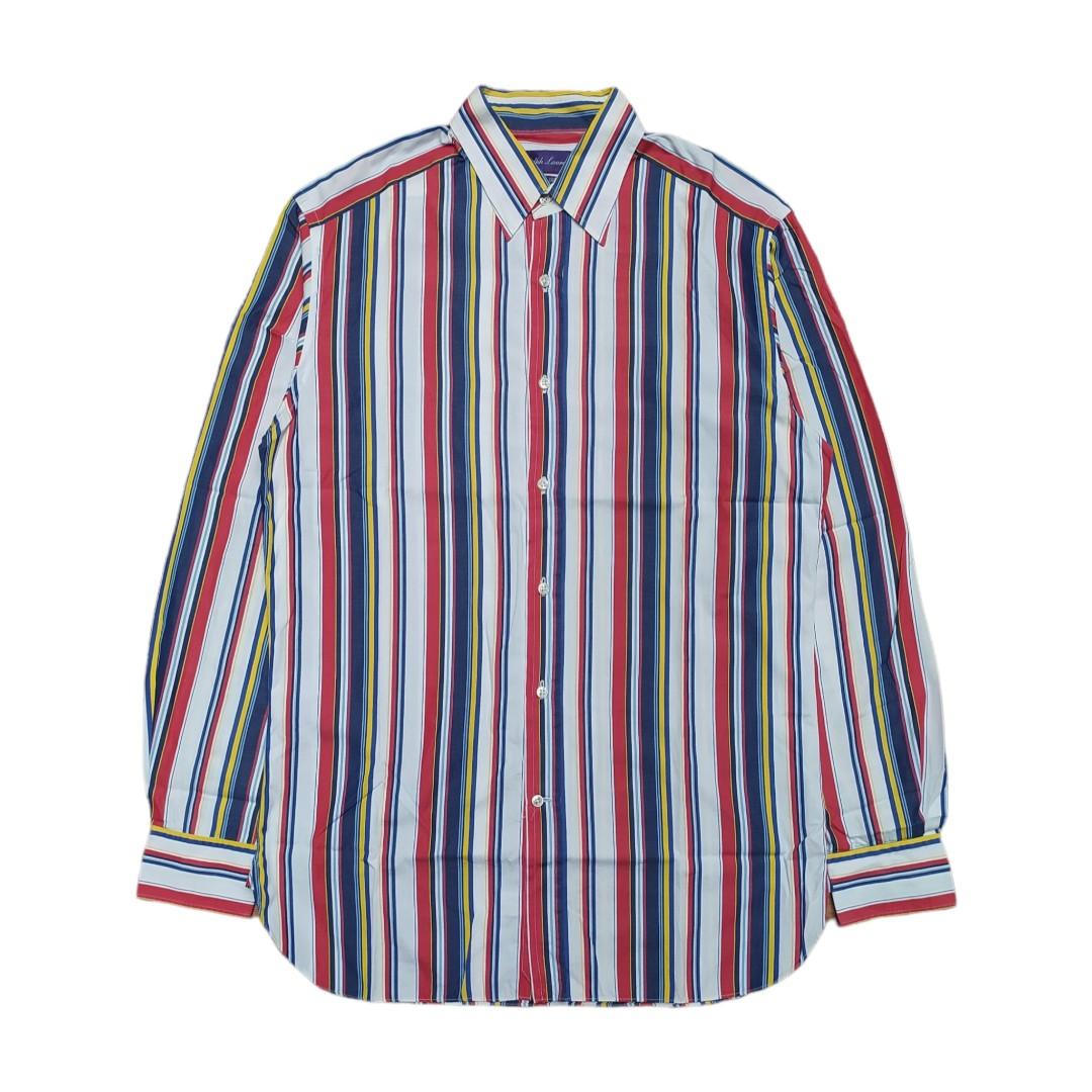 Ralph Lauren Purple Label Stripe Button Up Shirt