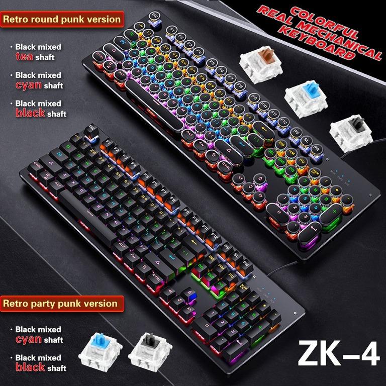 RGB Mechanical Keyboard Changeable Switch Gaming Keyboard LED