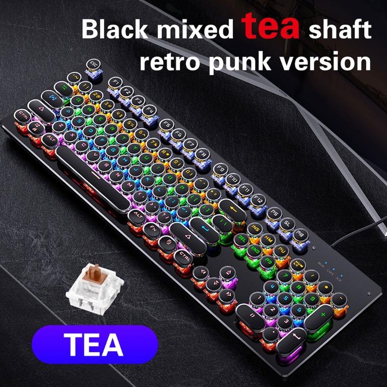 RGB Mechanical Keyboard Changeable Switch Gaming Keyboard LED