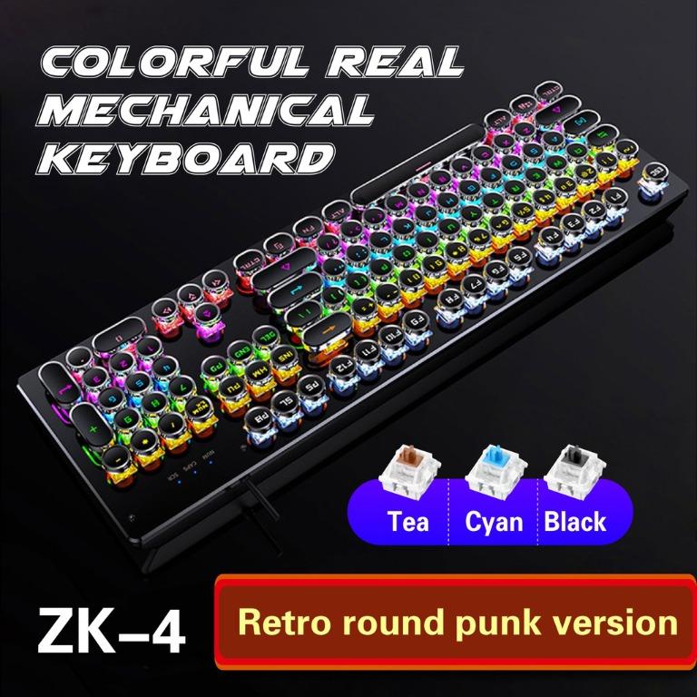 RGB Mechanical Keyboard Changeable Switch Gaming Keyboard LED