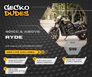 Ryde - 400cc & Above Mobile Detailing