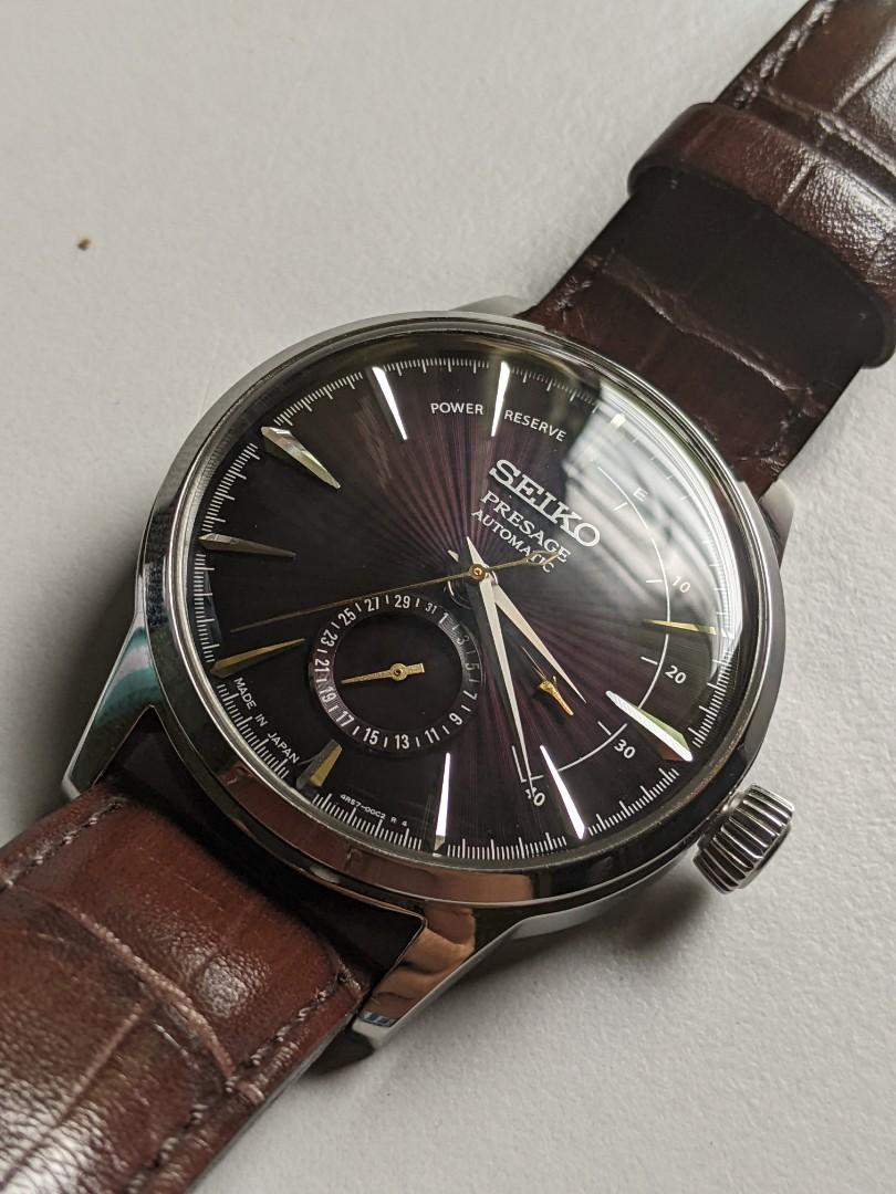Seiko Presage SSA393J1 Black Cat Martini Luxury Watches on Carousell