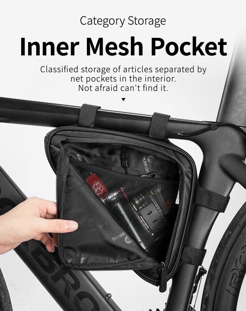 SG STOCK ROCKBROS Bicycle bag Triangle bicycle bag B39 1 B39