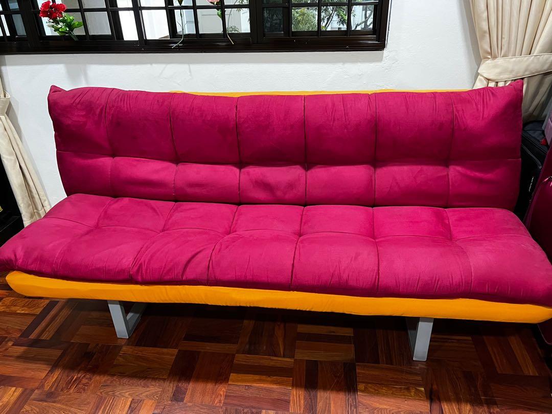 Sofa bed with 6 settings, Furniture & Home Living, Furniture, Sofas on