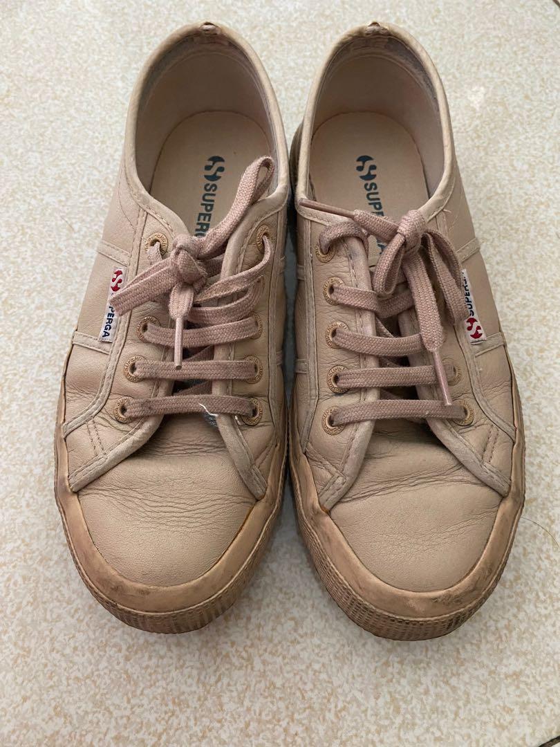 RUSH Superga Leather 2750 Sneakers in Pink Women s Fashion