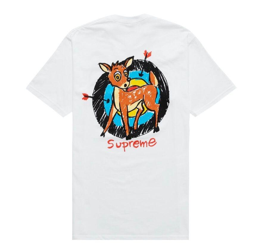 Supreme Deer Tee (Ash Grey) Size: S (美國直送絕對正貨）, 男裝