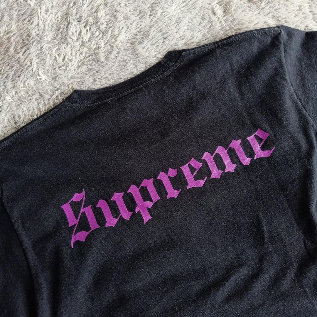 Supreme x Black Sabbath Tee Fesyen Pria Pakaian Atasan di