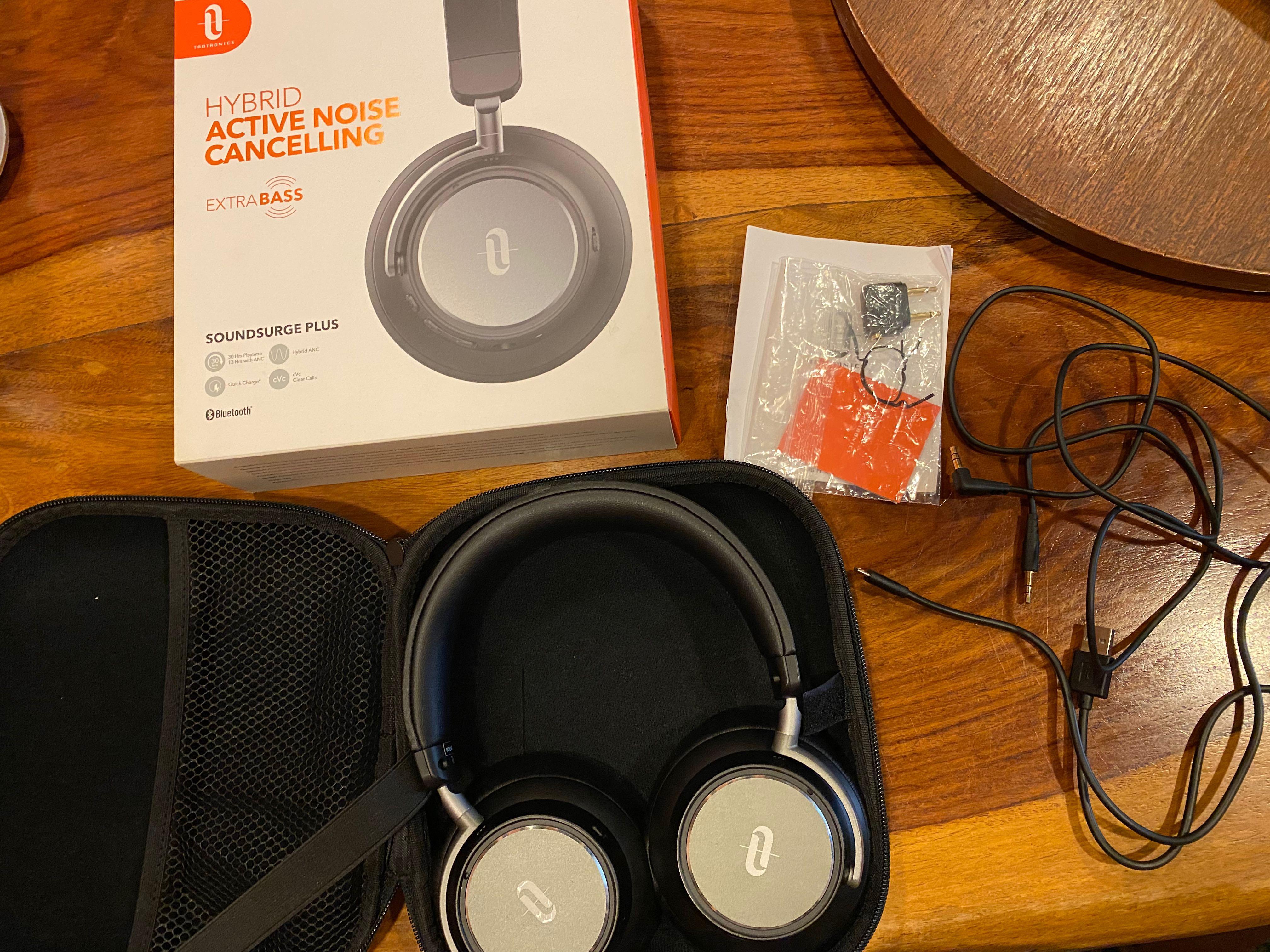 Taotronics BH046 Hybrid Active Noise Cancelling Bluetooth headphone ANC