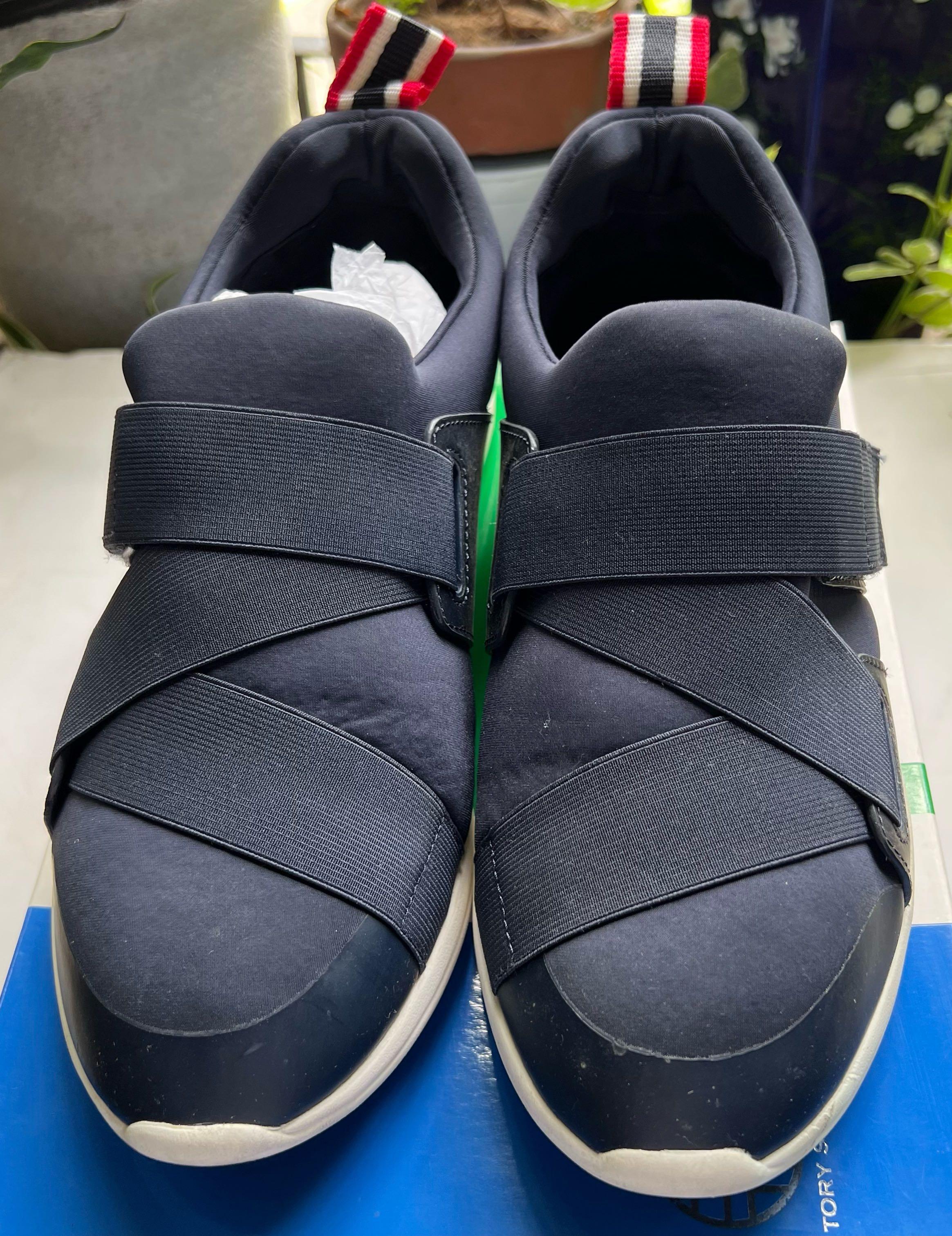 TORY BURCH SPORTS Neoprene Navy Sneaker in Size 9, Women's Fashion, Footwear,  Sneakers on Carousell