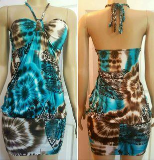 Tribal Tie Dye Summer Dress