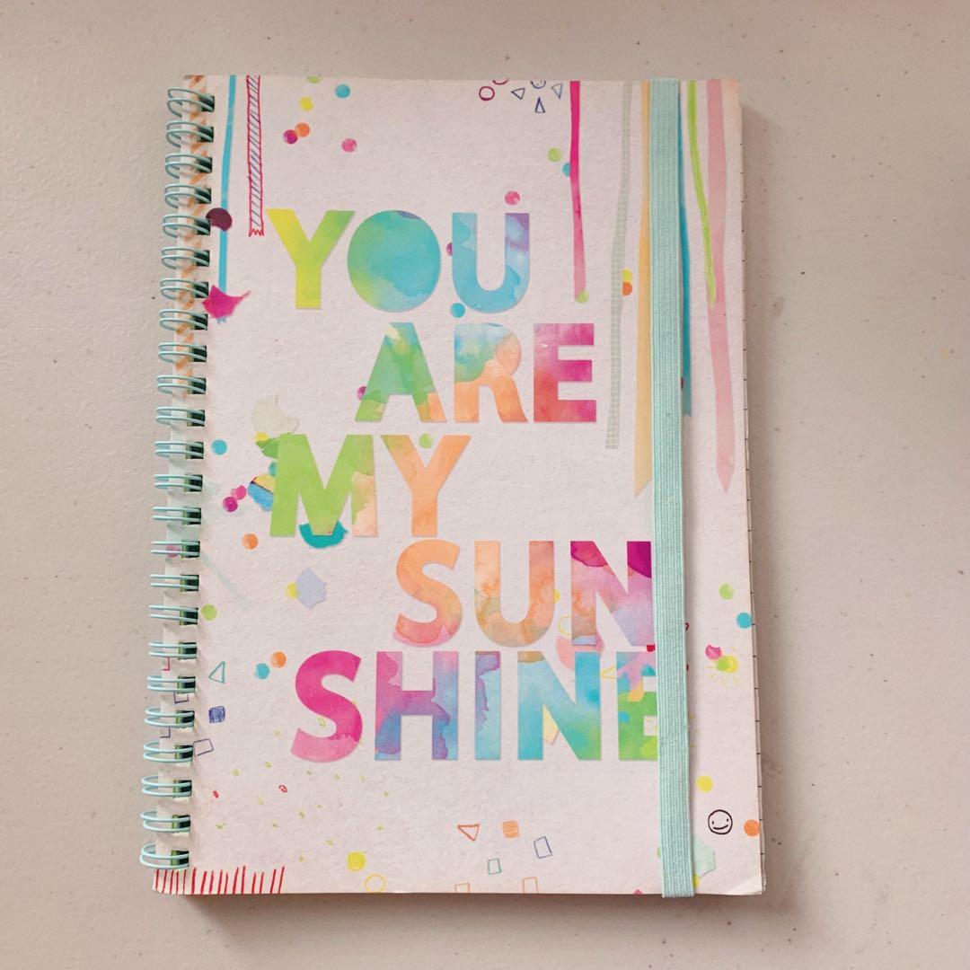 Typo A5 Spiral Notebook - Sunshine (Category: Stationery & School Supplies) located in Quezon City. Submitted by horangidee (Listing ID 1156224726, Image 1). Description: The OG Typo A5 Spinout Notebook to keep your notes, secret schemes and doodles all together! 💫 Tear off sheets 💫 Elastic fastener 💫 Internal pocket 💫 Lined pages .