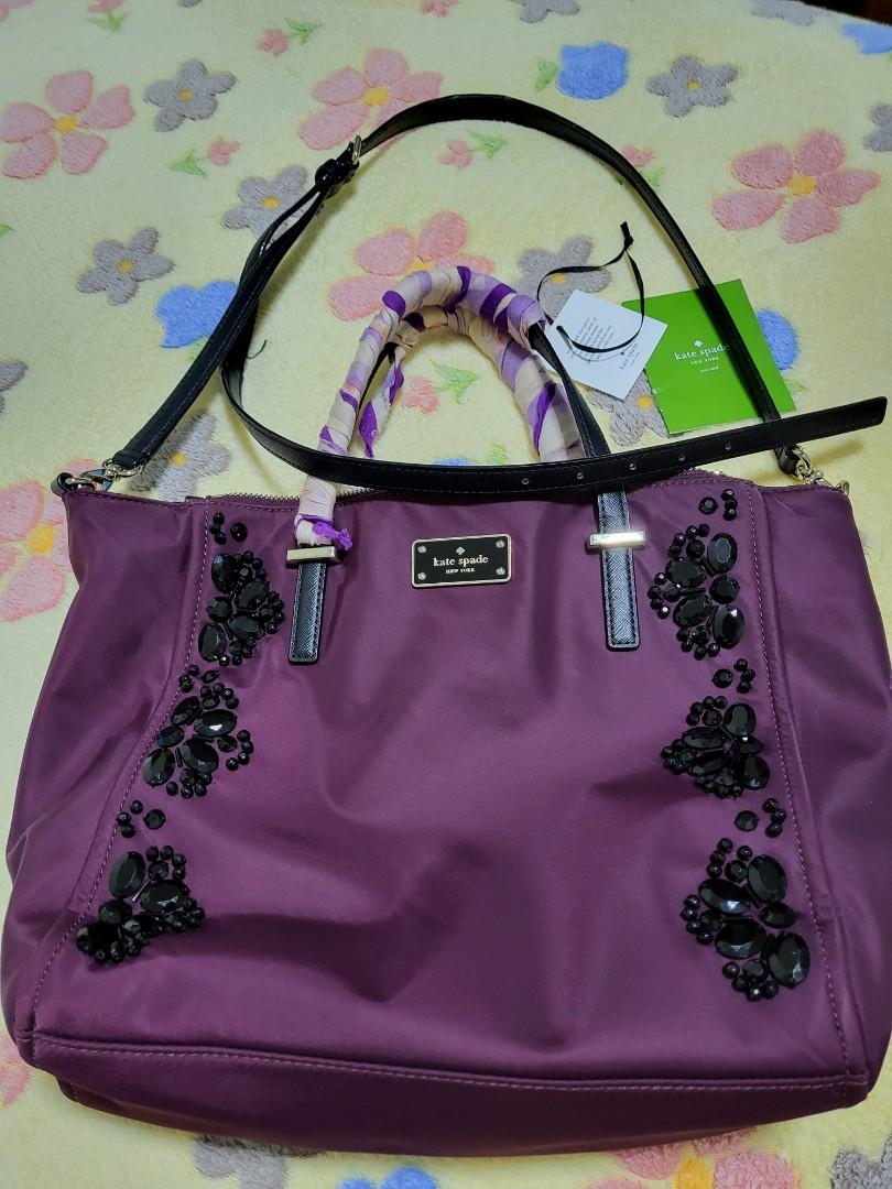 Red and black kate spade purse sale