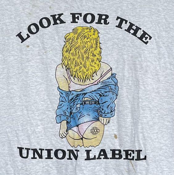 Vintage 90s Look For The Union Label Union USA Made, Men's ...
