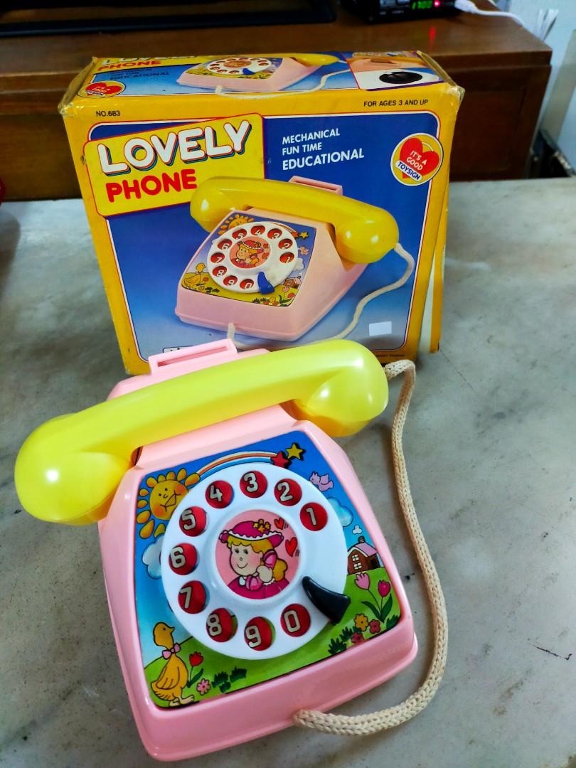 Vintage Toy Phone with box, Hobbies & Toys, Memorabilia & Collectibles,  Vintage Collectibles on Carousell