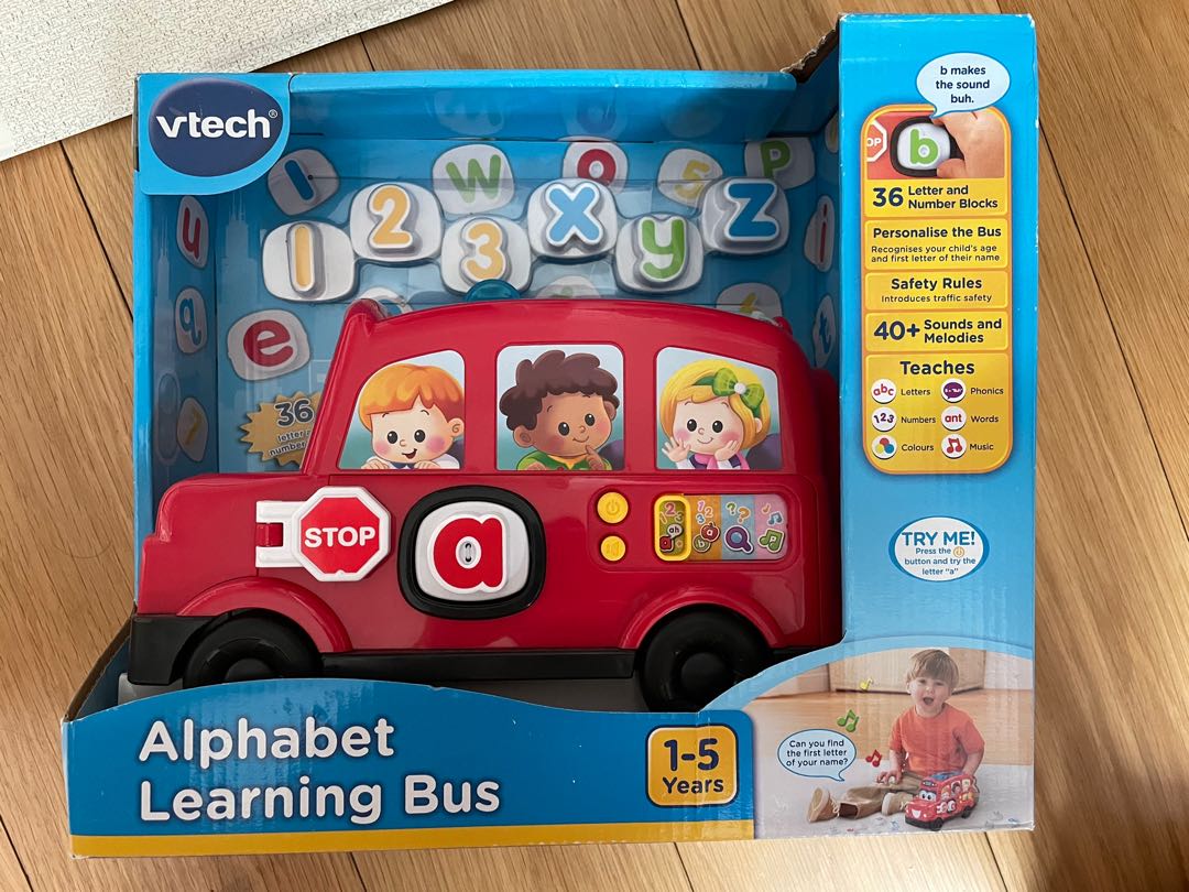 Vtech alphabet learning bus new arrivals