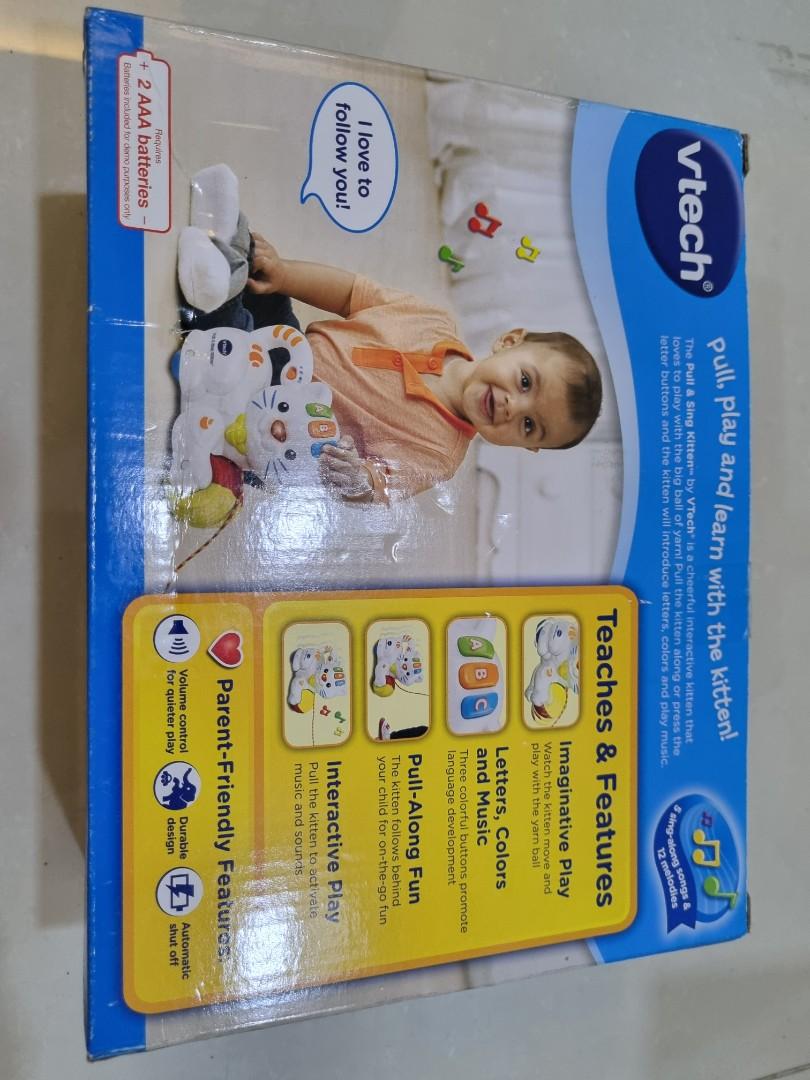 Vtech pull and sing kitten, Babies & Kids, Infant Playtime on Carousell